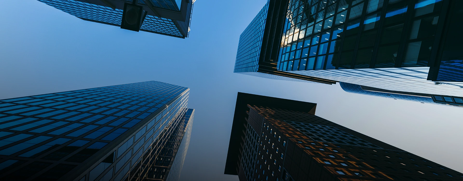 Four Towering London Office Buildings.