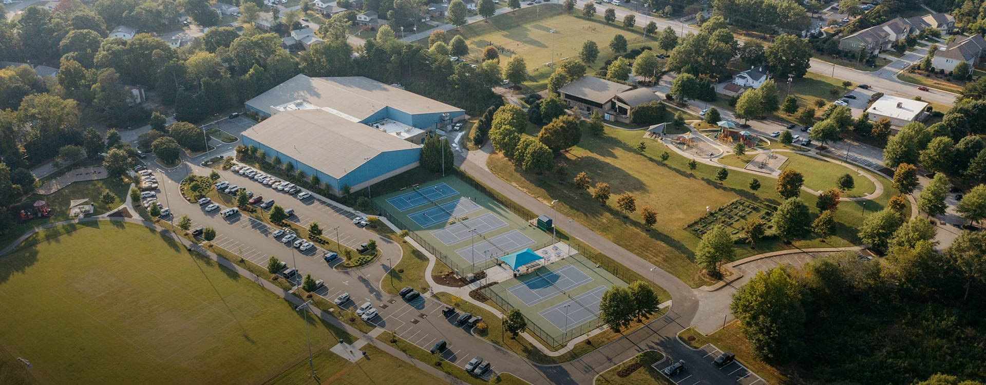 Aerial Site Survey For Community Facility.